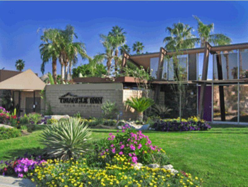 Triangle Inn Clothing Optional Resort For Men Palm Springs Eksteriør bilde