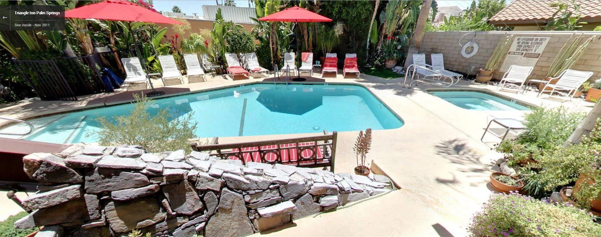 Triangle Inn Clothing Optional Resort For Men Palm Springs Eksteriør bilde